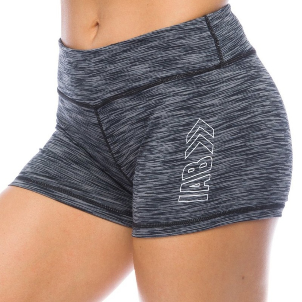 IAB mfg athletic booty 2.0 workout short gray